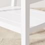 Larnaca Outdoor White Metal Dining Armchair