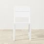 Larnaca Outdoor White Metal Dining Side Chair