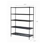 MeshWorks 5-Tier Shelf