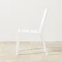 Larnaca Outdoor White Metal Dining Side Chair