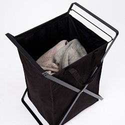 Yamazaki Home Laundry Hamper with Cotton Liner