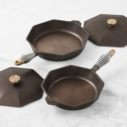 FINEX Cast-Iron Skillet with Lid | Williams Sonoma