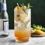 Modern Optic Highball Glasses, Set of 4