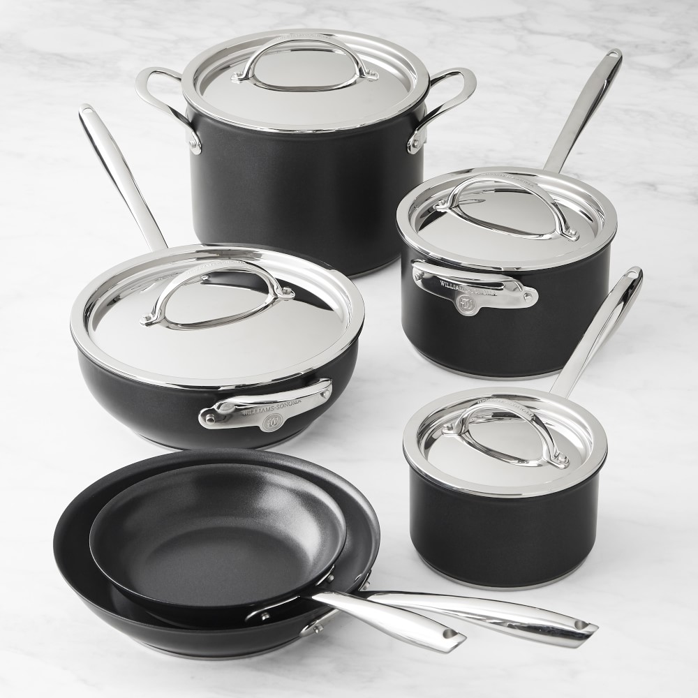 Williams Sonoma Signature Thermo-Clad&#8482; Nonstick 10-Piece Cookware Set