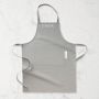 Williams Sonoma Classic Solid Personalized Apron, Drizzle Grey