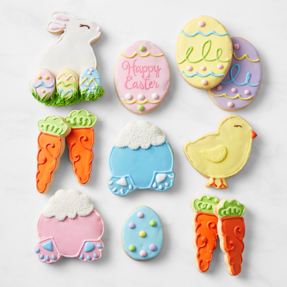 Easter Sugar Cookies, Set of 12, Immediate Delivery