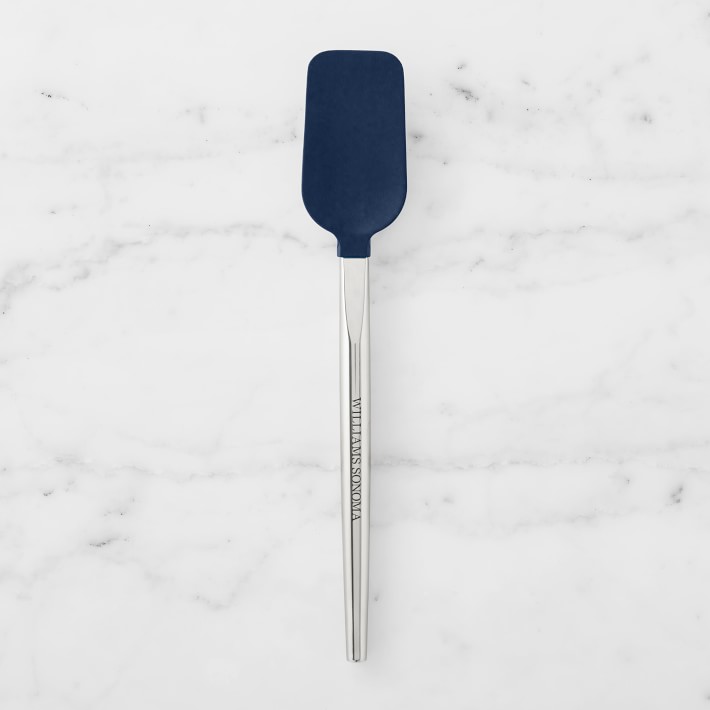 Williams Sonoma Silicone Spoonula with Stainless-Steel Handle, Navy