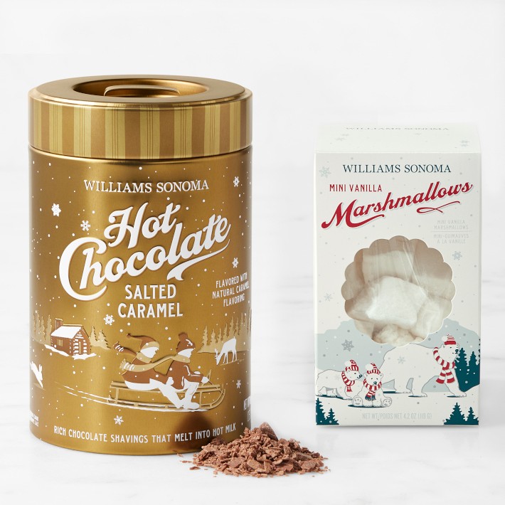 Salted Caramel Hot Chocolate & Mini Marshmallows
