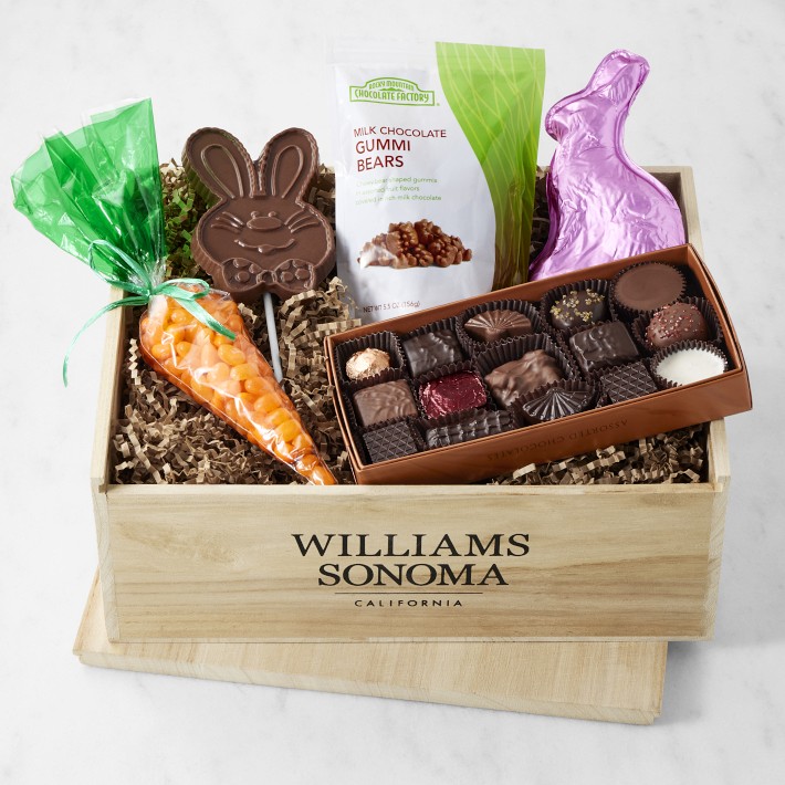 Small Easter Chocolates Gift Crate, Immediate Delivery