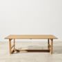 Santa Cruz Coffee Table, Teak Natural