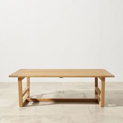 Santa Cruz Coffee Table, Teak Natural