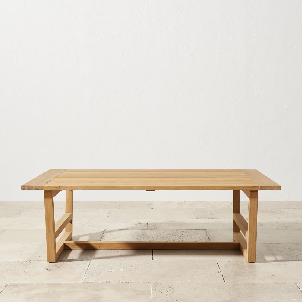 Santa Cruz Coffee Table, Teak Natural