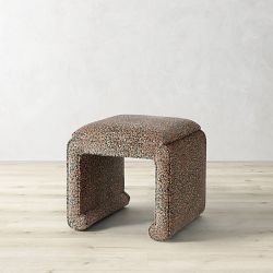 Pink and Green Leopard Stool (20&quot;)