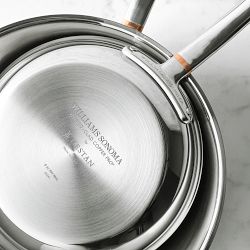 Williams Sonoma Signature Thermo-Clad&#8482; Copper Pro Nonstick 3-Piece Fry Pan Set