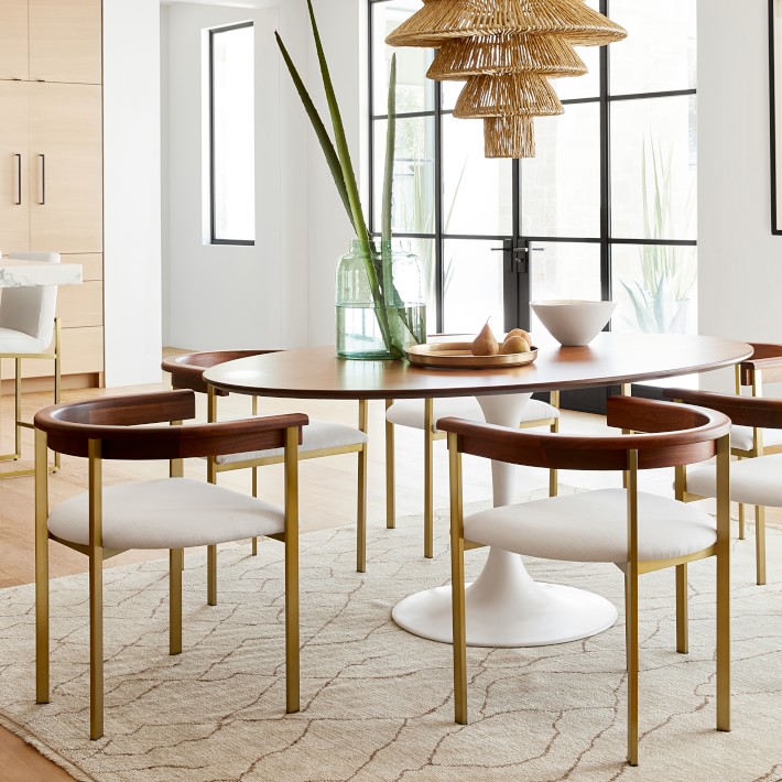 Tulip Dining Table &amp; Dining Chairs