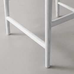 Baldwin Counter Stool, White