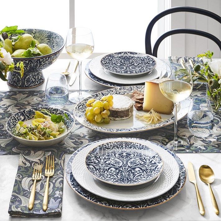 Morris & Co. x Williams Sonoma Bluebell Salad Plates, Set of