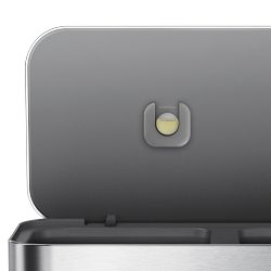 simplehuman&#8482; Dual Compartment Step Can with Liner Pocket, 58L