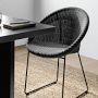 Tamara Dining Armchair, Black