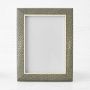 Faux Shagreen Picture Frames