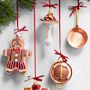 Williams Sonoma Copper Mushroom Ornament