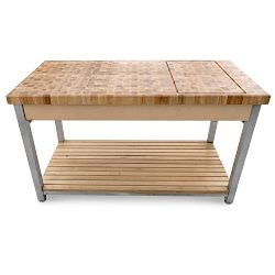 John Boos End-Grain Butcher Block Workbench (60&quot;)