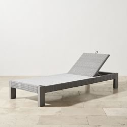 Larnaca Outdoor Grey Teak x All-Weather Weave Chaise