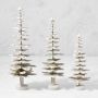 Champagne Shimmer Tabletop Trees