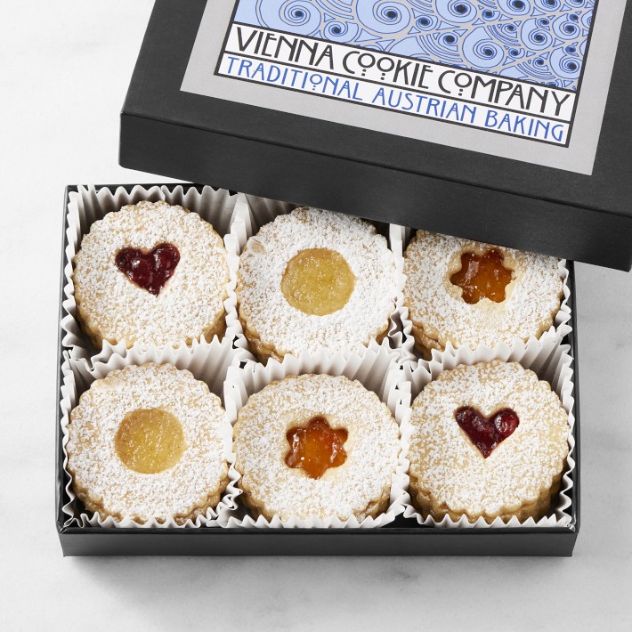 Vienna Cookie Company Assorted Linzer Cookies, Set of 12