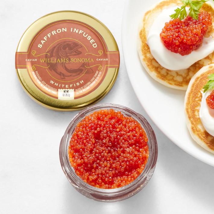 Saffron Infused Roe Caviar