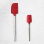 Williams Sonoma Stainless Medium & Mini Spatula, Set of 2, Red