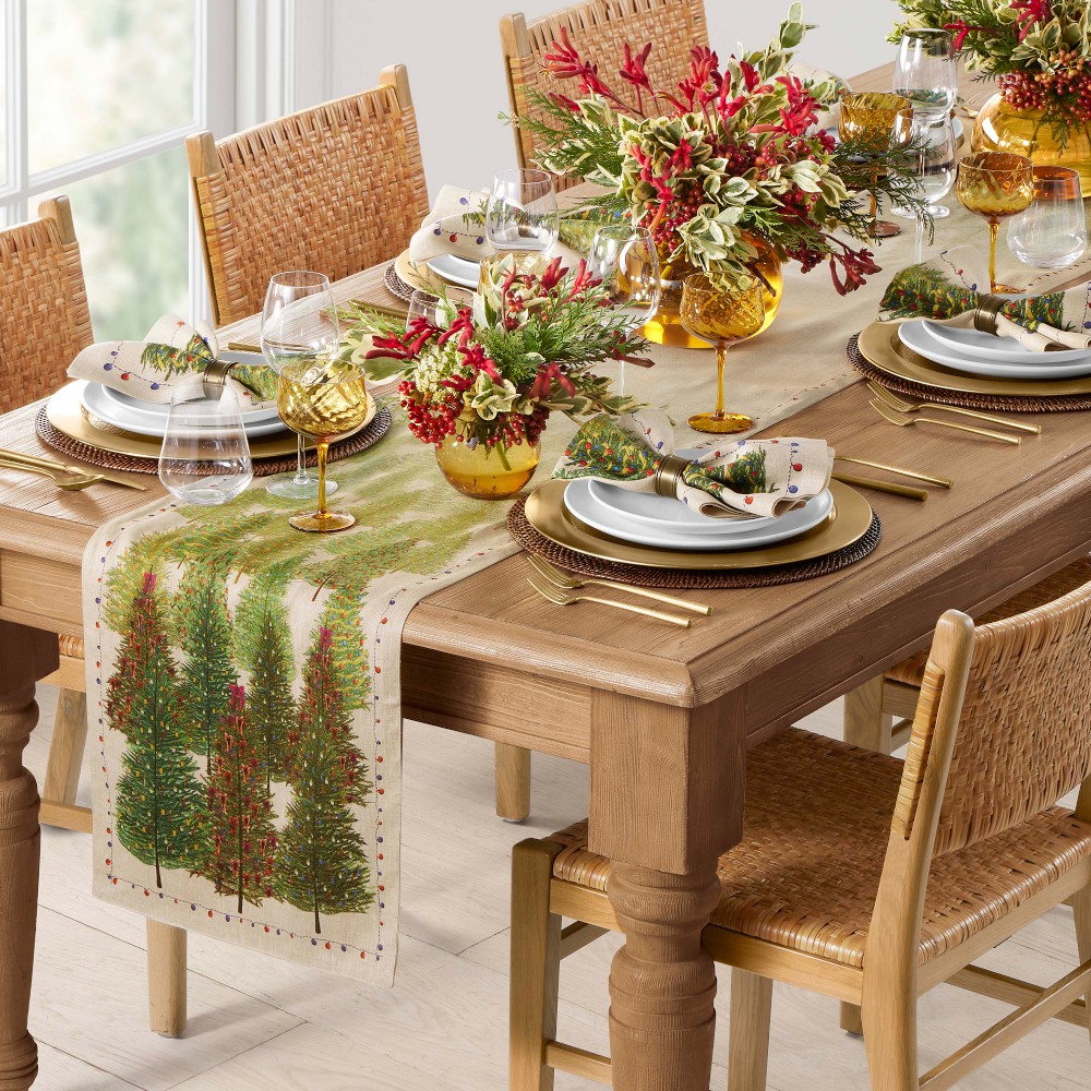 Holiday Forest Table Runner