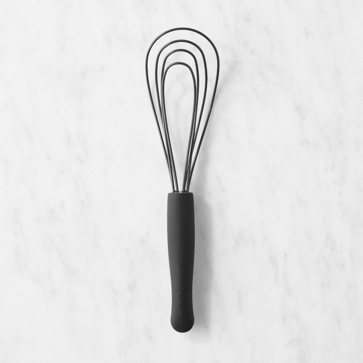 Williams Sonoma x Greenpan Premiere Collection, Flat Whisk, Black