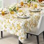 Gold Ornament Tablecloth, 70"x108"