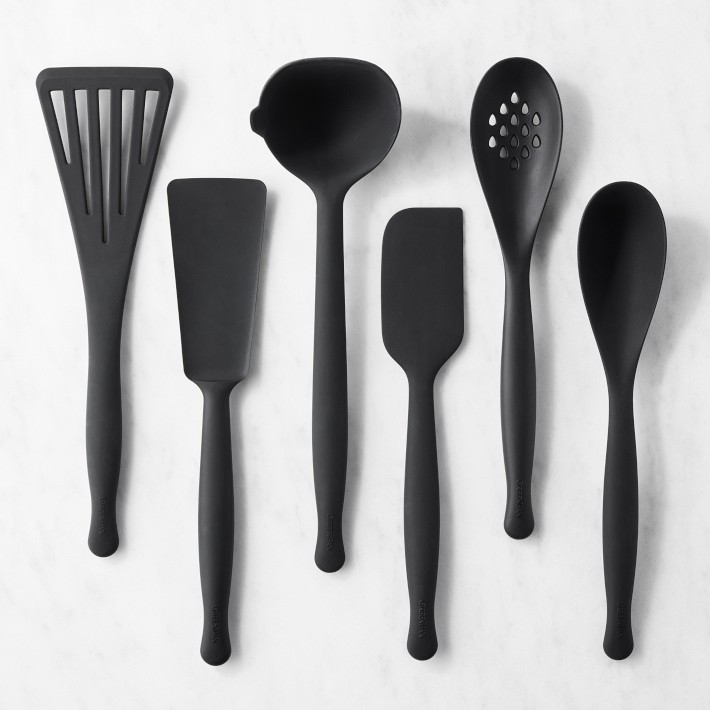 Williams Sonoma x Greenpan Premiere Collection, 6-Piece Set, Black