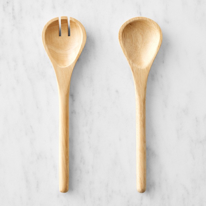 Open Kitchen Wood Salad Server Set