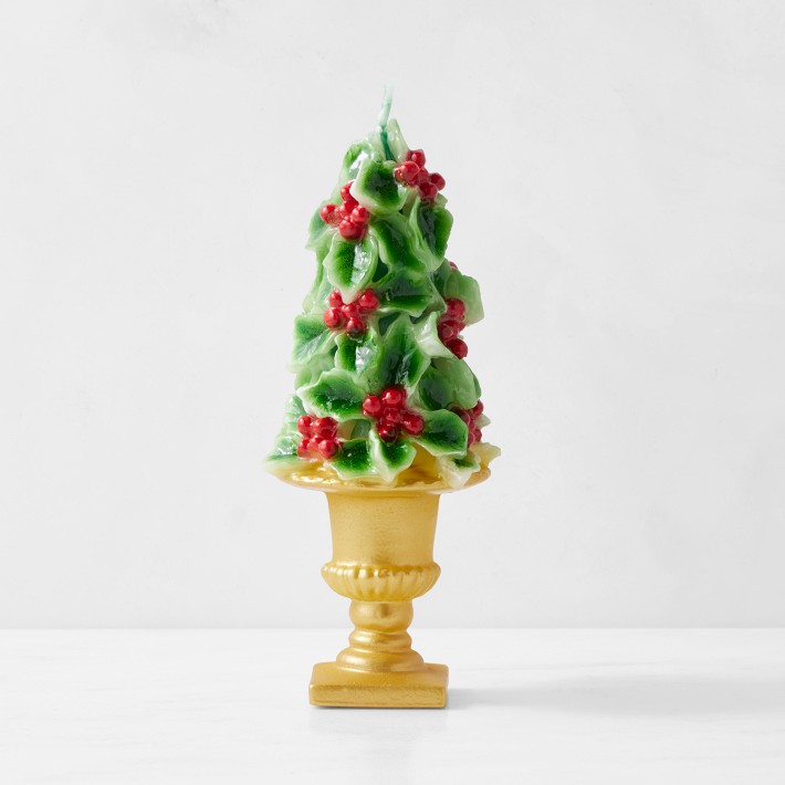 Holly Tree Candle, Small