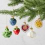 Fruits & Veggies Ornaments, Set of 6