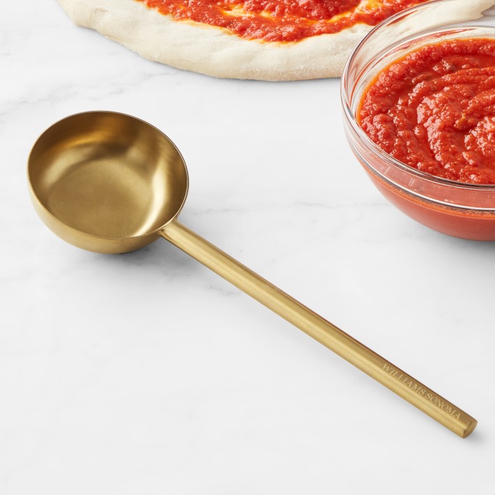 Williams Sonoma Brass Pizza Ladle