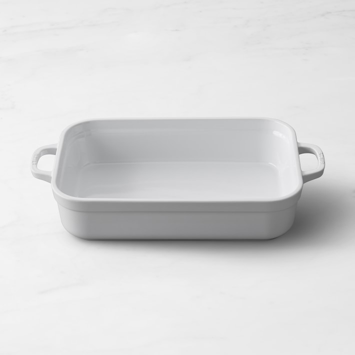 Staub Stoneware Rectangular Baker, 9" x 13", White