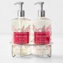 Williams Sonoma Winter Berry Hand Soap and Hand Lotion 3-Piece Set, Classic, Stainless