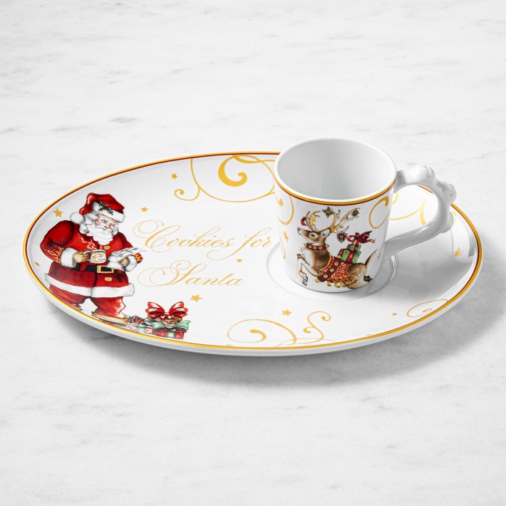 'Twas the Night Before Christmas Milk & Cookie Plate