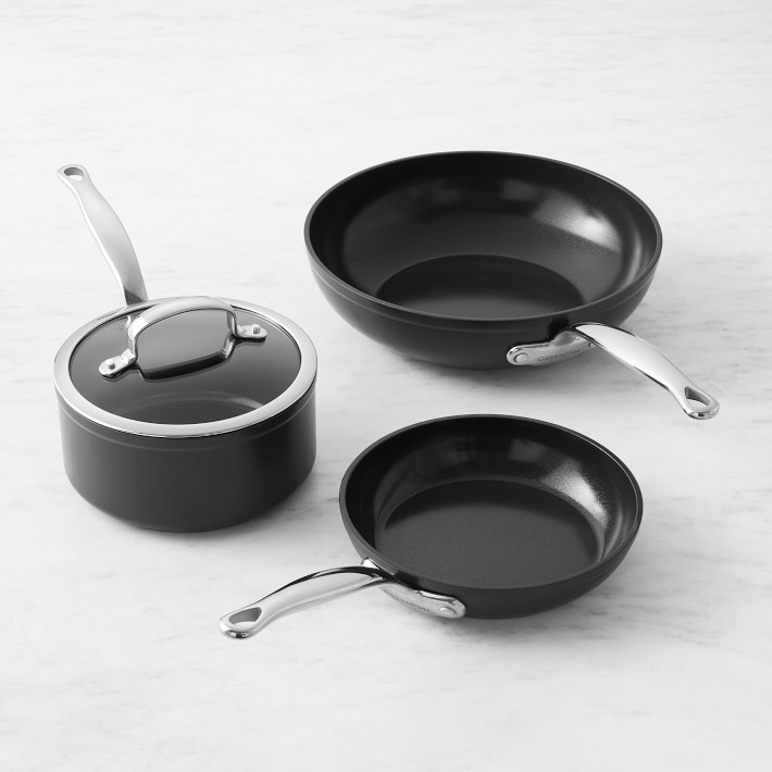 GreenPan™ Premiere Hard Anodized Ceramic Nonstick 4-Piece Cookware Set