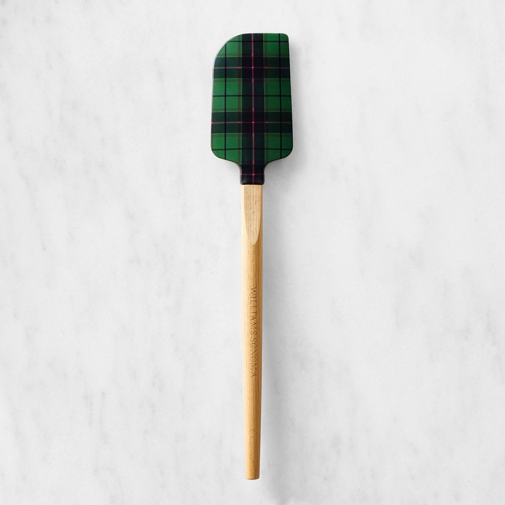 Williams Sonoma Tartan Medium Spatula, Green