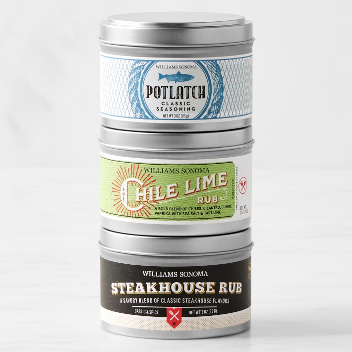 Williams Sonoma Best Selling Rub Trio