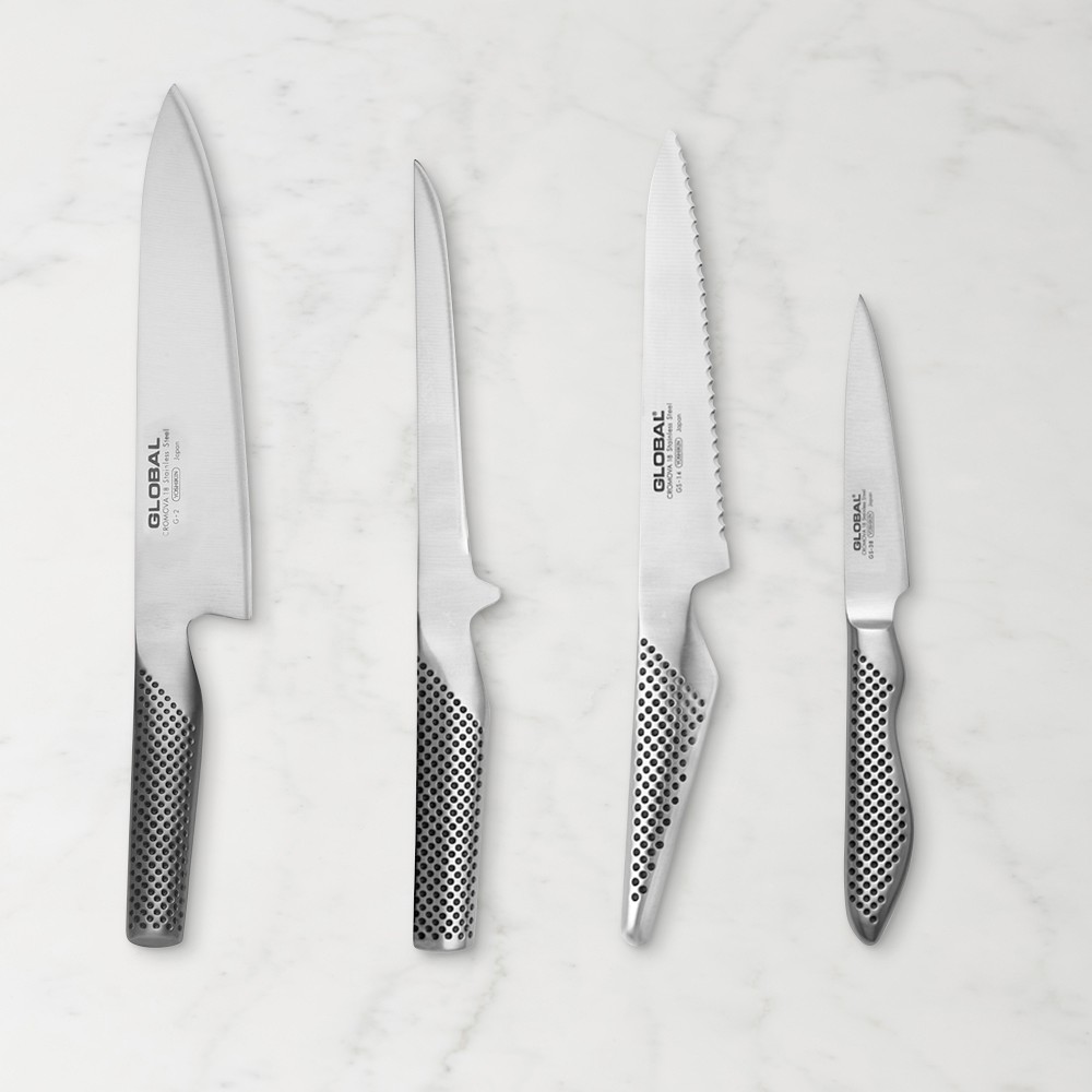 Global Classic 4-Piece Prep Knife Set
