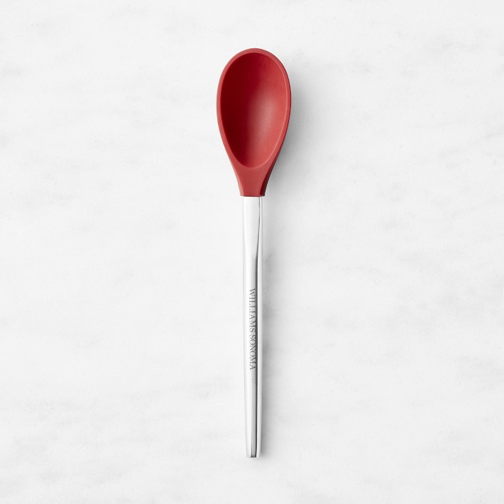 Williams Sonoma Stainless-Steel Silicone Tasting Spoon, Red