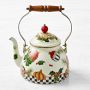 MacKenzie-Childs Deck the Halls Tea Kettle, 2-Qt.