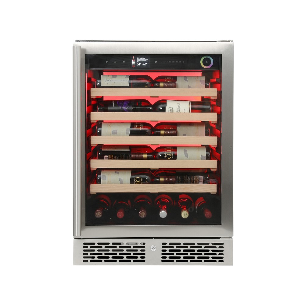 Vinoglow Backlit Undercounter Glass Wine Cooler