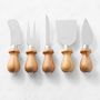 Antonini Olivewood Cheese Knives, Set of 5